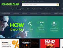 Tablet Screenshot of gamexchange.co.uk